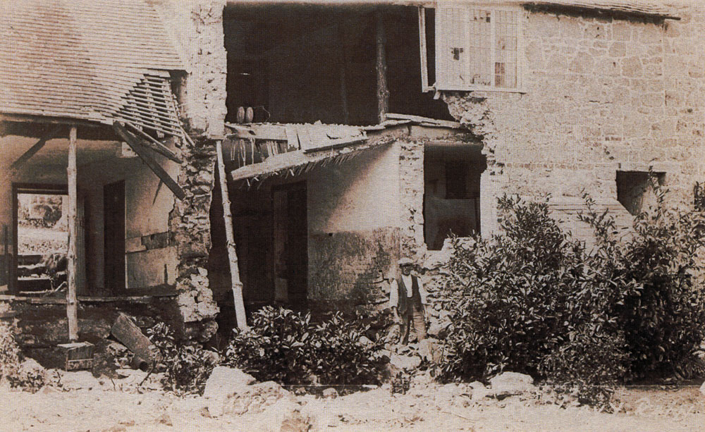 mill with walls ripped off