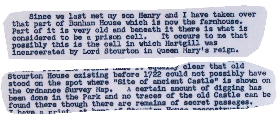 extracts from a letter